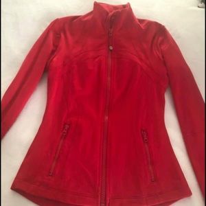 Red lululemon define jacket